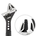 Ключ разводной 200 мм кованный, рукоятка TPR, HRC 40~50, Cr-V STORM INTERTOOL XT-0075, фото , зображення 3 | SNABZHENIE.com.ua