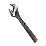 Ключ разводной 300 мм, кованный, рукоятка TPR, Cr-V STORM INTERTOOL, фото  | SNABZHENIE.com.ua