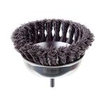 Щетка чашечная 100 мм для дрели INTERTOOL BT-3100, витая проволока, фото , изображение 2 | SNABZHENIE.com.ua