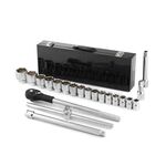 Набор инструментов 3/4", 21ед., Cr-V STORM INTERTOOL ET-8321, фото , зображення 3 | SNABZHENIE.com.ua