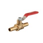 Кран шаровый латунный на шланг 10мм, STORM INTERTOOL PT-1895, фото  | SNABZHENIE.com.ua