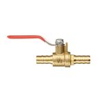 Кран шаровый латунный на шланг 10мм, STORM INTERTOOL PT-1895, фото , изображение 3 | SNABZHENIE.com.ua