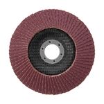 Диск шлифовальный лепестковый 125x22мм, зерно K100 INTERTOOL BT-0210, фото , зображення 2 | SNABZHENIE.com.ua