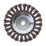 Щетка конусная 125 мм для УШМ, М14, витая проволока INTERTOOL BT-4125, фото , изображение 3 | SNABZHENIE.com.ua