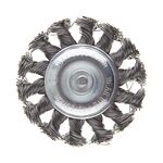 Щетка кольцевая 75 мм для дрели INTERTOOL BT-8075, витая проволока, фото , изображение 2 | SNABZHENIE.com.ua