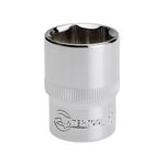 Головка шестигранная INTERTOOL ET-0022 1/2", 22x38 мм, хром-ванадий, фото , изображение 2 | SNABZHENIE.com.ua