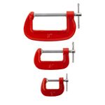 Набір струбцин тип "G" 3шт.1"; 2"; 3", фото , зображення 2 | SNABZHENIE.com.ua