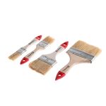 Набір флейцевих кистей 25; 36; 63; 102 мм, 4 шт INTERTOOL KT-1004, фото , зображення 2 | SNABZHENIE.com.ua