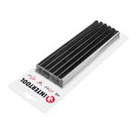 Комплект черных клеевых стержней 11,2 мм, 200 мм, 12 шт INTERTOOL, фото , изображение 2 | SNABZHENIE.com.ua