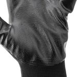 Перчатка трикотажная х/б с покрытием PVC 9, серая INTERTOOL SP-0102, фото , изображение 2 | SNABZHENIE.com.ua