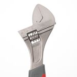 Ключ разводной 250 мм с изолированной рукояткой, никель INTERTOOL, фото , изображение 3 | SNABZHENIE.com.ua