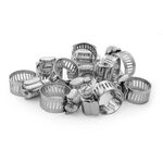 Хомут стальной оцинкованный 12,7 мм D 13-23 мм (10 шт) INTERTOOL, фото , изображение 2 | SNABZHENIE.com.ua