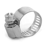 Хомут сталевий оцинкований 12,7 мм D 16-25 мм (упаковка 10 шт) INTERTOOL TC-0116, фото  | SNABZHENIE.com.ua