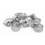 Хомут сталевий оцинкований 12,7 мм D 16-25 мм (упаковка 10 шт) INTERTOOL TC-0116, фото , зображення 2 | SNABZHENIE.com.ua