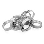 Хомут сталевий оцинкований 12,7 мм D 21-44 мм (упаковка 10 шт) INTERTOOL TC-0122, фото , зображення 2 | SNABZHENIE.com.ua