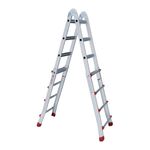 Лестница алюминиевая телескопическая INTERTOOL LT-2044 4*4 ступени, фото  | SNABZHENIE.com.ua