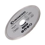 Диск отрезной алмазний зі сплошною кромкою 125 мм, 16-18% INTERTOOL CT-3002, фото , зображення 3 | SNABZHENIE.com.ua