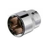 Головка шестигранная 1/2", 23мм, Cr-V INTERTOOL ET-0023, фото  | SNABZHENIE.com.ua