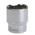 Головка шестигранна 1/2, 28мм*38мм, Cr-V INTERTOOL ET-0028, фото , зображення 2 | SNABZHENIE.com.ua