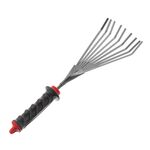 Граблі веерні 230 мм x 100 мм з комбінованою рукояткою INTERTOOL FT-0023, фото , зображення 3 | SNABZHENIE.com.ua