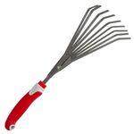 Веерные грабли 370x155 мм с комбинированной рукояткой INTERTOOL FT-0031, фото , изображение 2 | SNABZHENIE.com.ua