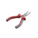 Утконосы изогнутые прецизионные 115 мм с накладками INTERTOOL NT-0103, фото , изображение 2 | SNABZHENIE.com.ua