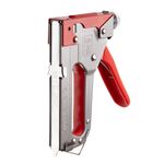 Механічний скобозабивний пістолет під скобу 11,3 x 0,7 x 4-14 мм, обрезинена ручка INTERTOOL RT-0102, фото , зображення 2 | SNABZHENIE.com.ua