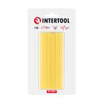 Комплект желтых клеевых стержней INTERTOOL RT-1050, 7.4мм, 12шт., фото  | SNABZHENIE.com.ua