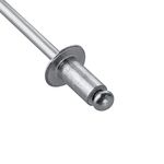 Заклепка алюминиевая 4,0x8,0 мм, 50 шт. INTERTOOL RT-4008, фото , изображение 3 | SNABZHENIE.com.ua