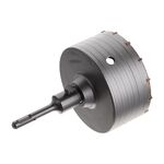 Сверло корончатое по бетону 120 мм + переходник SDS-plus 100 мм, фото , изображение 2 | SNABZHENIE.com.ua