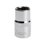 Головка шестигранная 1/2", 15x38 мм, хром-ванадий INTERTOOL, фото , изображение 2 | SNABZHENIE.com.ua