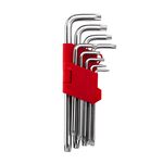 Набор Г-образных ключей TORX 9 шт, Т10-Т50, Cr-V, Big INTERTOOL HT-0608, фото , зображення 2 | SNABZHENIE.com.ua