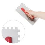 Затирка сталевa оцинкованa 280*130 мм, 12*12 мм INTERTOOL KT-0008, фото , зображення 3 | SNABZHENIE.com.ua