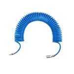 Шланг полиуретановый спиральный 6.5х10мм, 10м с соединениями INTERTOOL, фото , изображение 2 | SNABZHENIE.com.ua