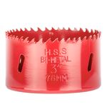 Биметаллическая коронка INTERTOOL SD-5676, 76 мм, фото , изображение 2 | SNABZHENIE.com.ua