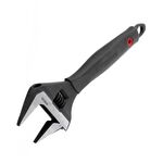 Ключ разводной 200 мм, обрезиненная рукоятка, Cr-V INTERTOOL XT-0045, фото , изображение 2 | SNABZHENIE.com.ua