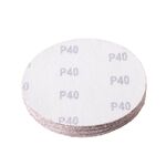 Круг наждачний самоклеючийся 125 мм, папір класу С, щільність 120 г/м², К40, уп. 10 од. INTERTOOL BT-0504, фото , зображення 3 | SNABZHENIE.com.ua