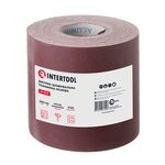 Шлифовальная шкурка К120, 20 см x 50 м на тканевой основе INTERTOOL, фото , изображение 2 | SNABZHENIE.com.ua