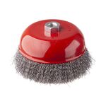 Щітка чашечна 150 мм, для УШМ, М14 (витая проволока) INTERTOOL BT-1150, фото  | SNABZHENIE.com.ua