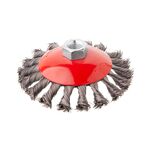 Конусная щетка 115 мм для УШМ M14 INTERTOOL BT-4115, фото  | SNABZHENIE.com.ua