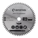 Пильный диск по дереву 250x30x1,7 мм, 60 зубьев INTERTOOL CT-3052, фото  | SNABZHENIE.com.ua