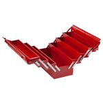 Ящик металлический для инструментов 450 мм, 7 секций INTERTOOL, фото , изображение 3 | SNABZHENIE.com.ua