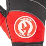 Перчатка Microfiber зі вставками спандекса та неопрена, еластичний манжет на липучці, 9 INTERTOOL SP-0141, фото , зображення 2 | SNABZHENIE.com.ua