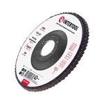 Шлифовальный лепестковый диск 115x22 мм, зерно K60 INTERTOOL, фото , изображение 3 | SNABZHENIE.com.ua