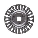 Кольцевая щетка 150x22,23 мм (пучки витой проволоки) INTERTOOL BT-7150, фото , изображение 2 | SNABZHENIE.com.ua