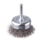 Щетка чашечная 50 мм для дрели INTERTOOL BT-9050 (витая проволока), фото  | SNABZHENIE.com.ua