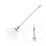 Веерные грабли 15 прутьев, металл, ширина 20-65см INTERTOOL FT-3008, фото  | SNABZHENIE.com.ua