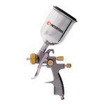 Краскопульт пневматический LVLP BRONZE 1.8мм, бачок 600мл, 1.5бар, фото , изображение 3 | SNABZHENIE.com.ua