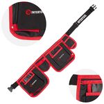 Сумка поясна слесарно-будівельна, 11 кишень, поліестер INTERTOOL SP-1015, фото , зображення 2 | SNABZHENIE.com.ua