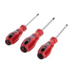 Набір викруток 3 ед. (SL5*100, PH1*100, PH2*100) Cr-V INTERTOOL VT-2004, фото , зображення 2 | SNABZHENIE.com.ua